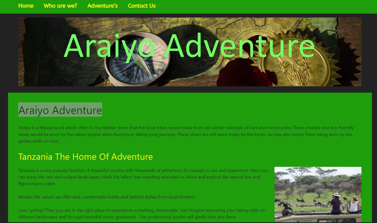 Araiyo Adventure